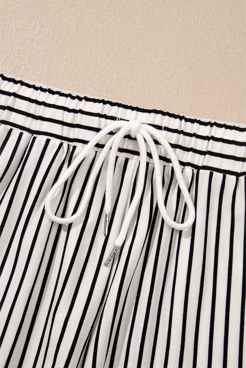 Thumbnail: Nautical Stripe Collared Lounge Set 2-Pc | Women's Casual Summer Outfit