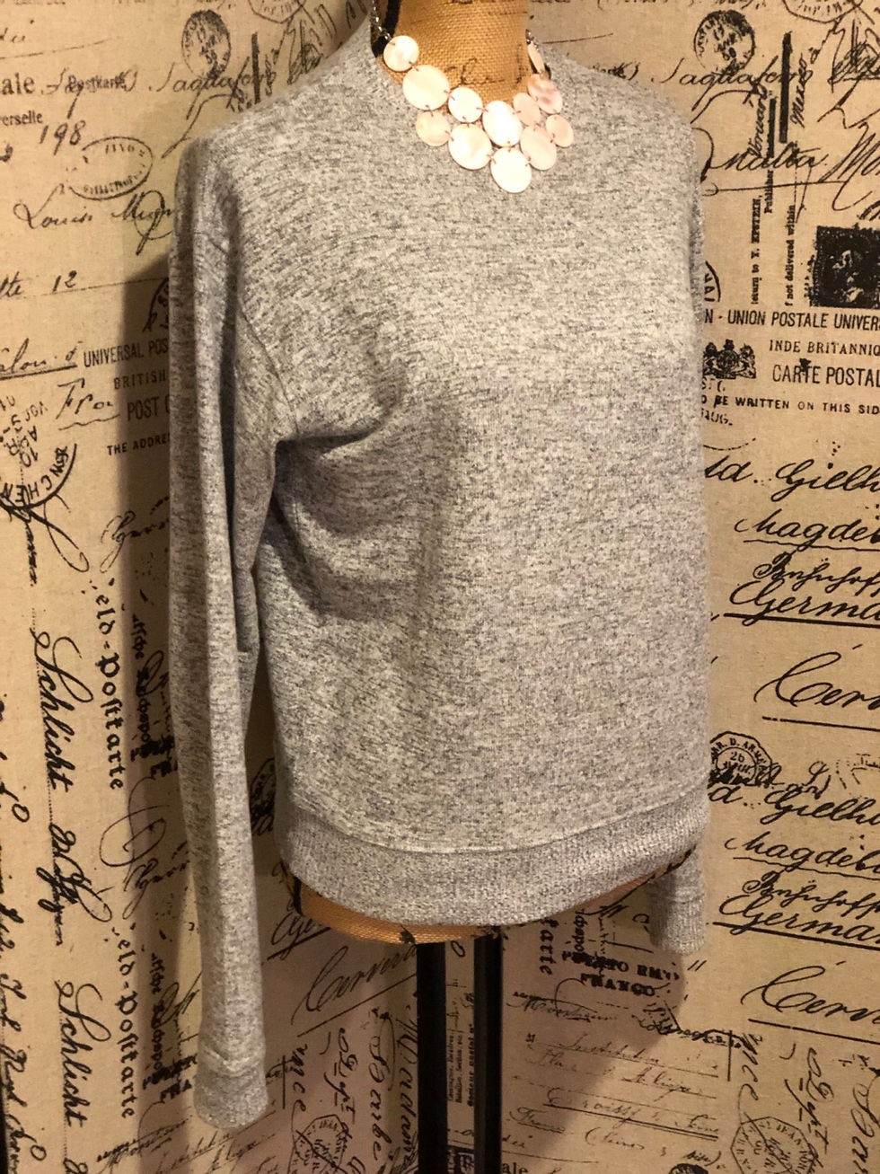 Thumbnail: Super Soft Long Sleeve Grey Sweater