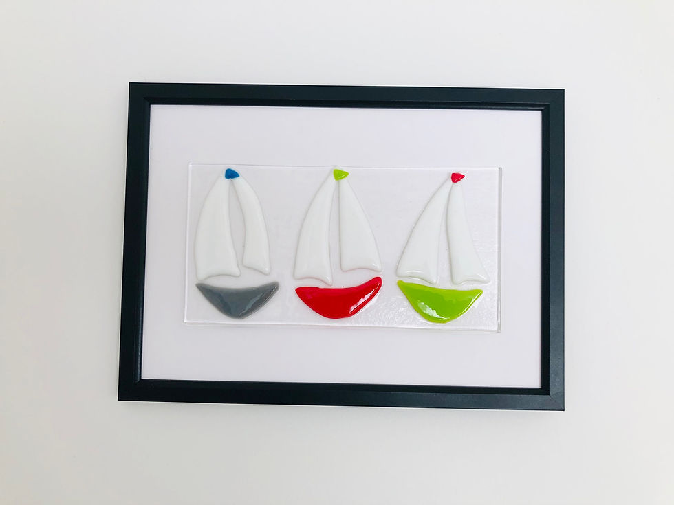 Thumbnail: Picture: Three Boats Framed