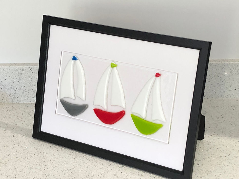 Thumbnail: Picture: Three Boats Framed