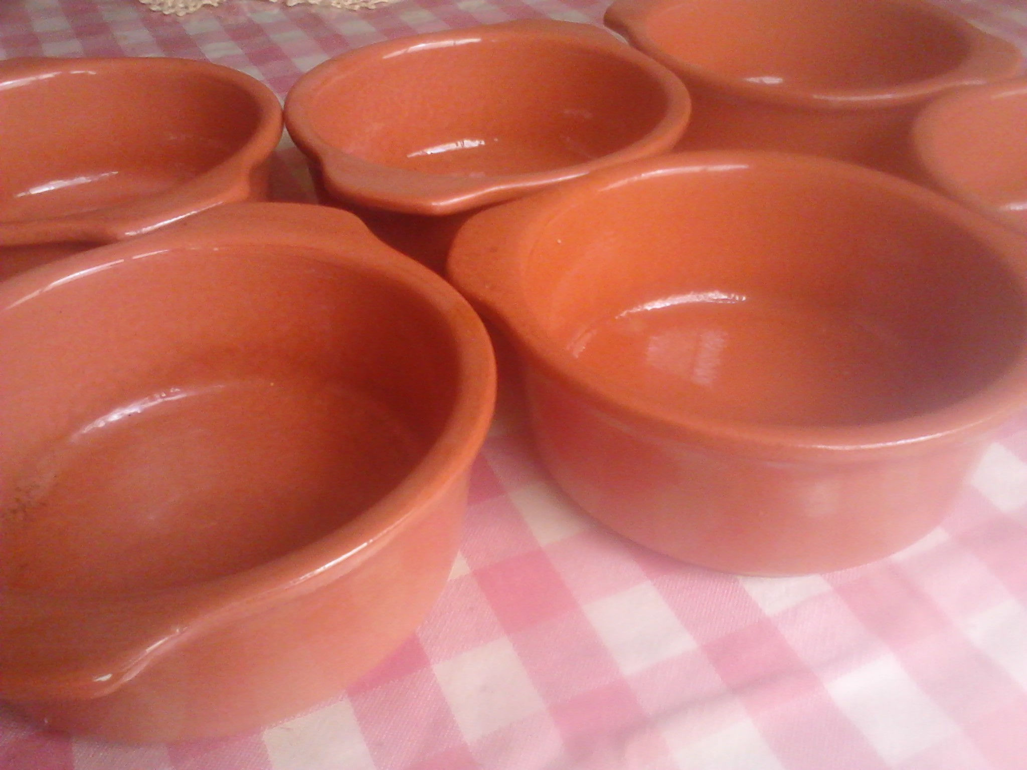 Cazuelas soperas de barro