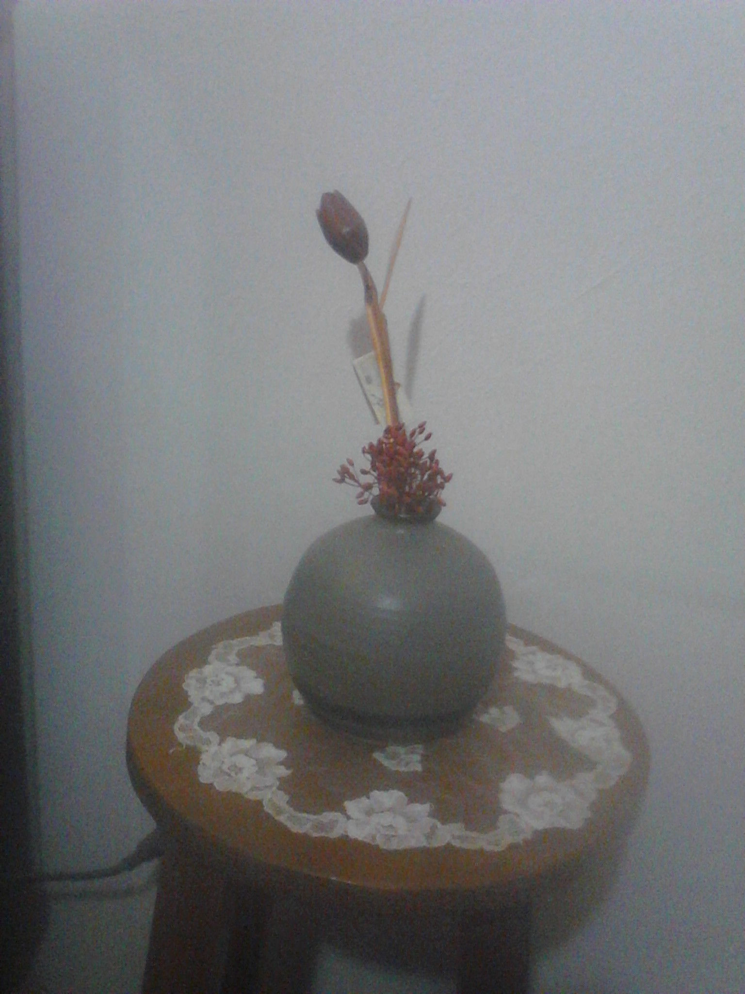 Florero de cerámica de Gres
