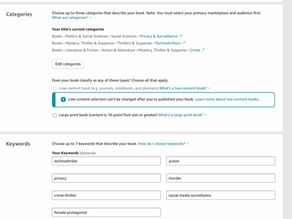 Changes to Adding Categories