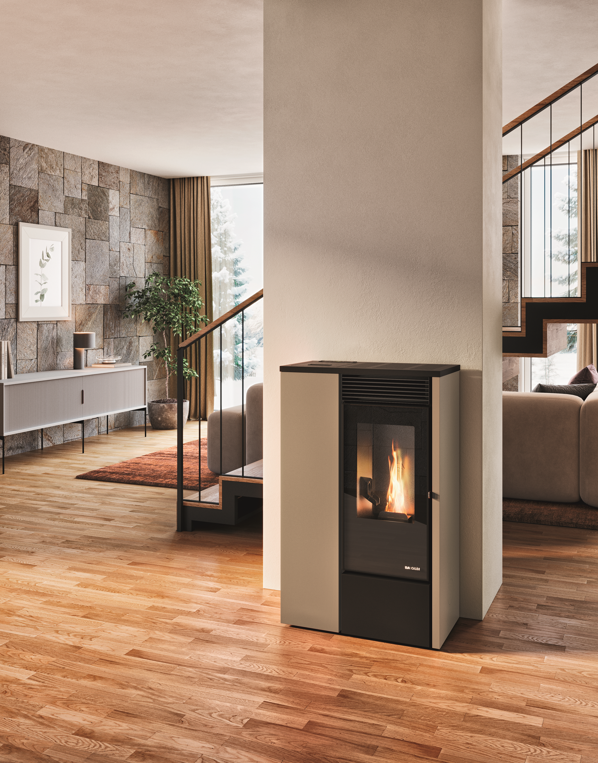 Stufa a pellet biofireVerbena - 9,5 kW