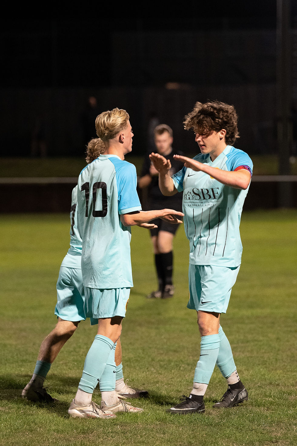 Niall Armstrong Congratulated By Skipper Ben Gallagher