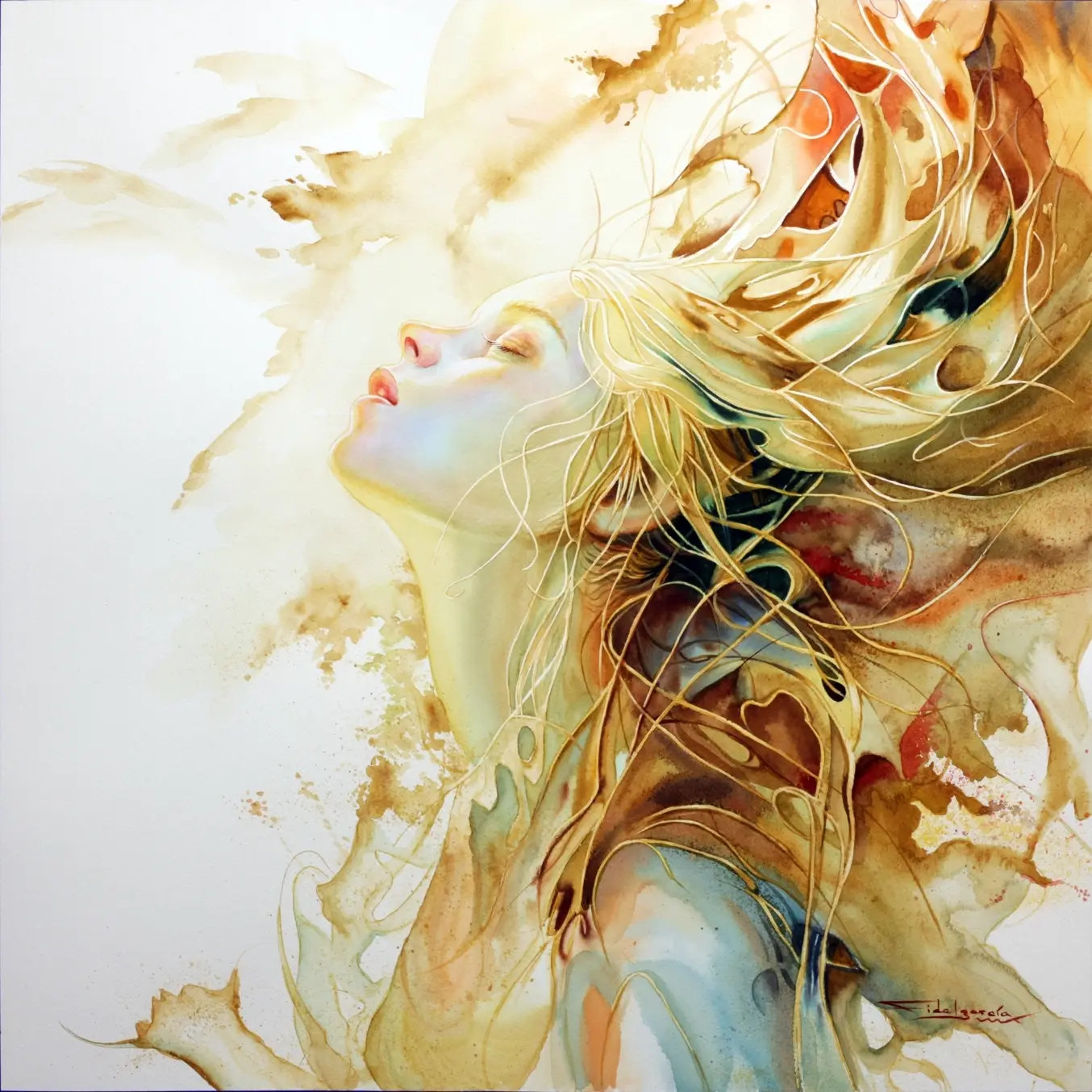 AUTUMN LEAVES - Reproduction Giclée