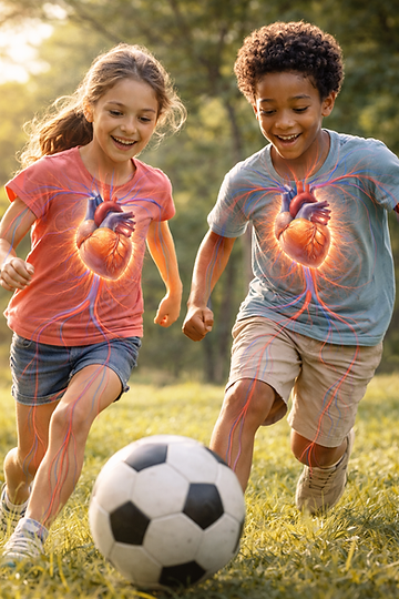 cardiovascular system in a human