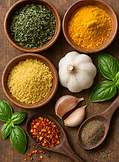 Healthy spices and herbs