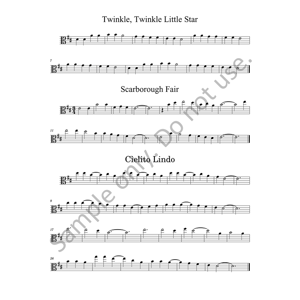 Thumbnail: 6 Easy Folk Songs for Viola
