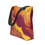 Thumbnail: Red and Orange Tote Bag with Fire Colors