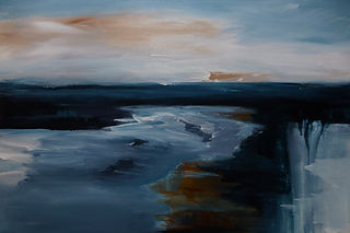 west coast gallery piha auckland art exhibition artist val enger painter