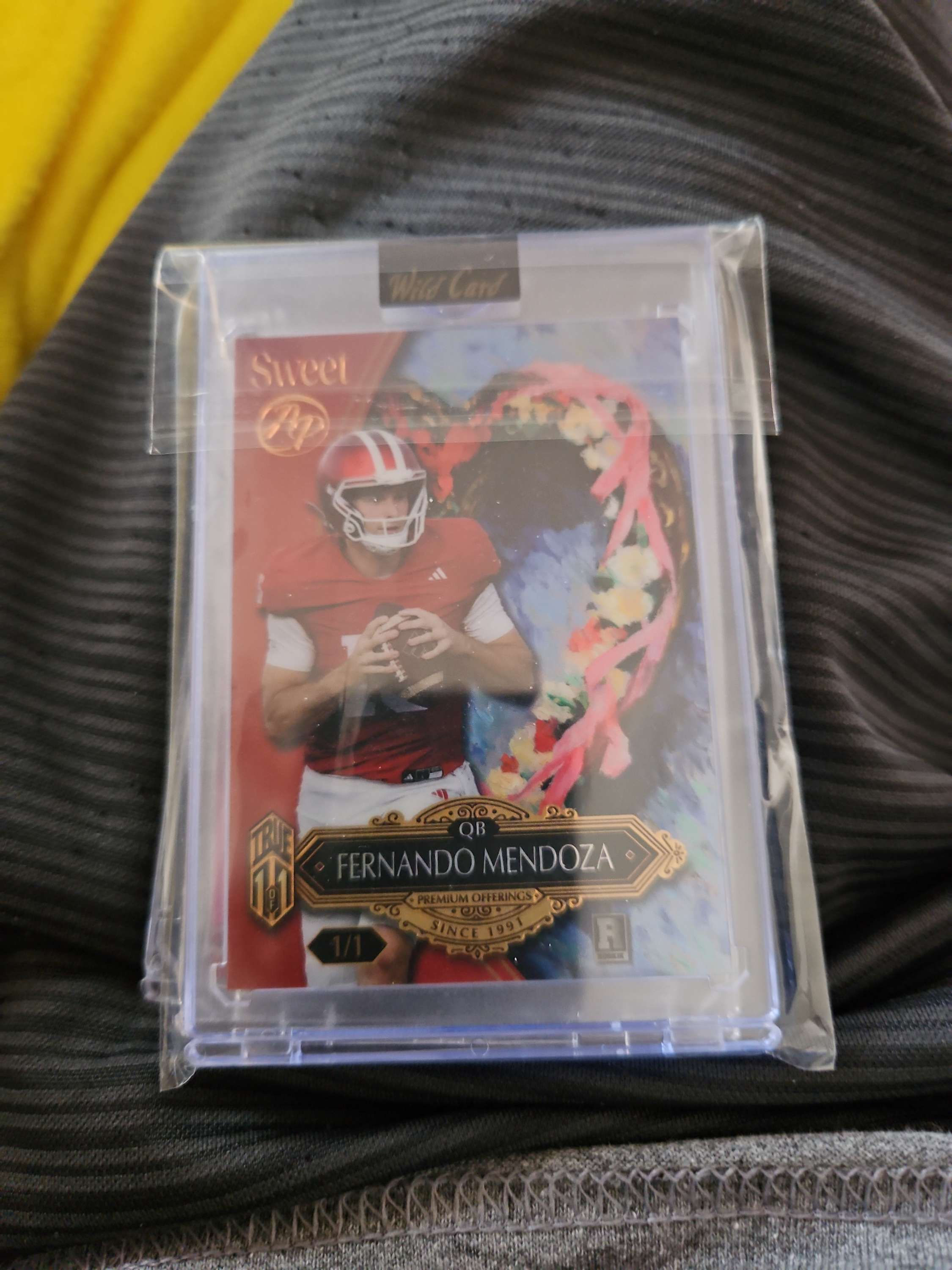 Fernando Mendoza, true 1/1,sweet wild card