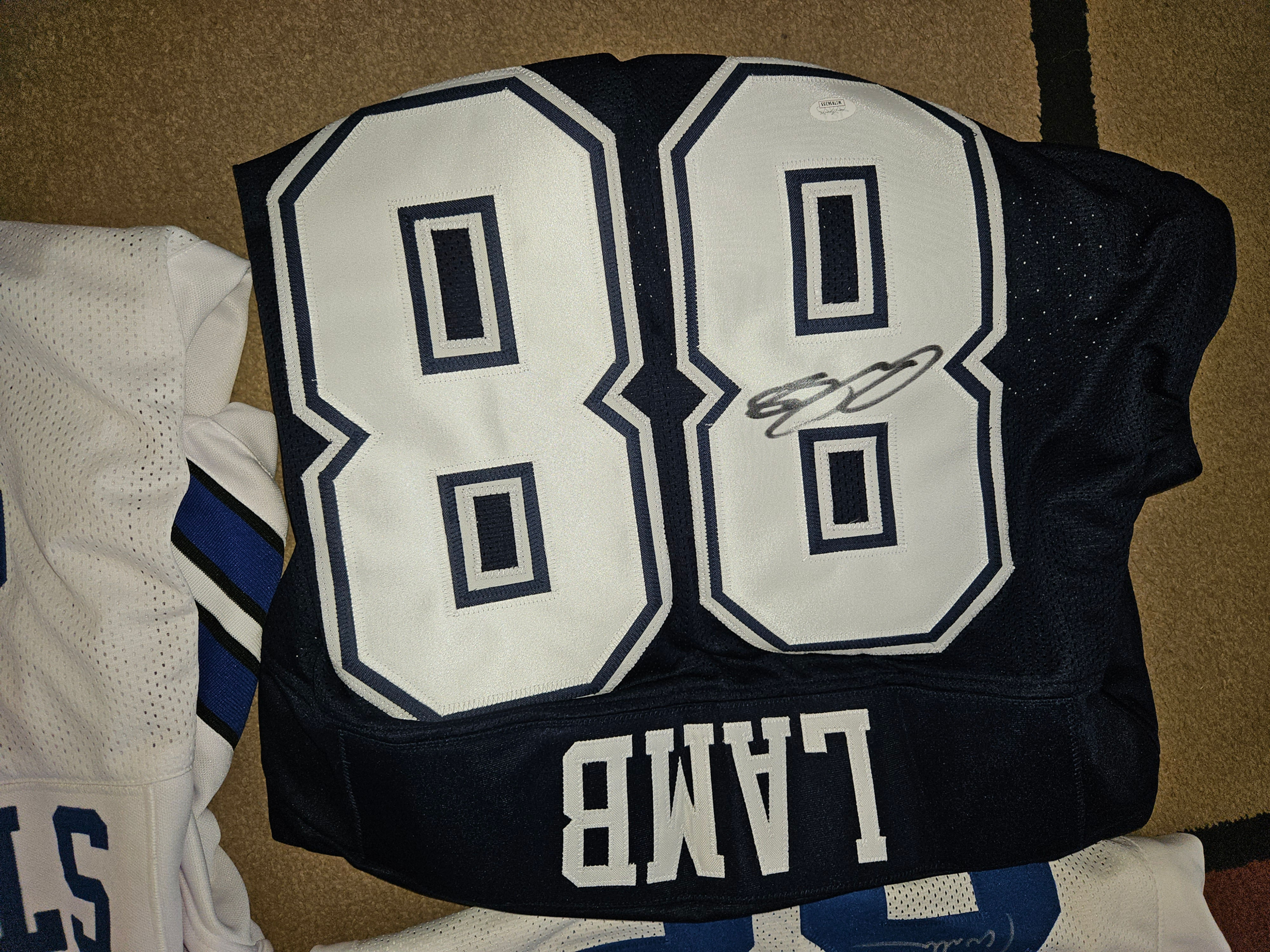 C.D Lamb, signed Jersey, w/COA