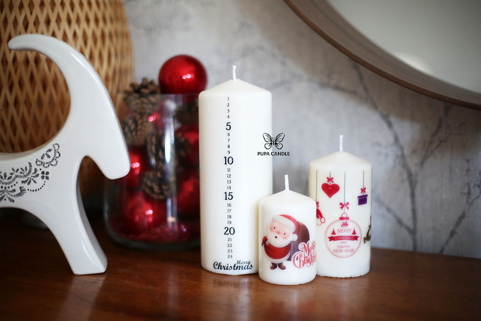 Thumbnail: Personalised Santa Candle
