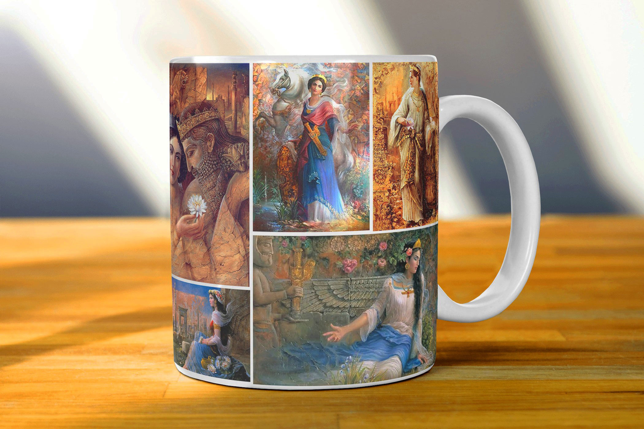Achaemenid Woman Mug