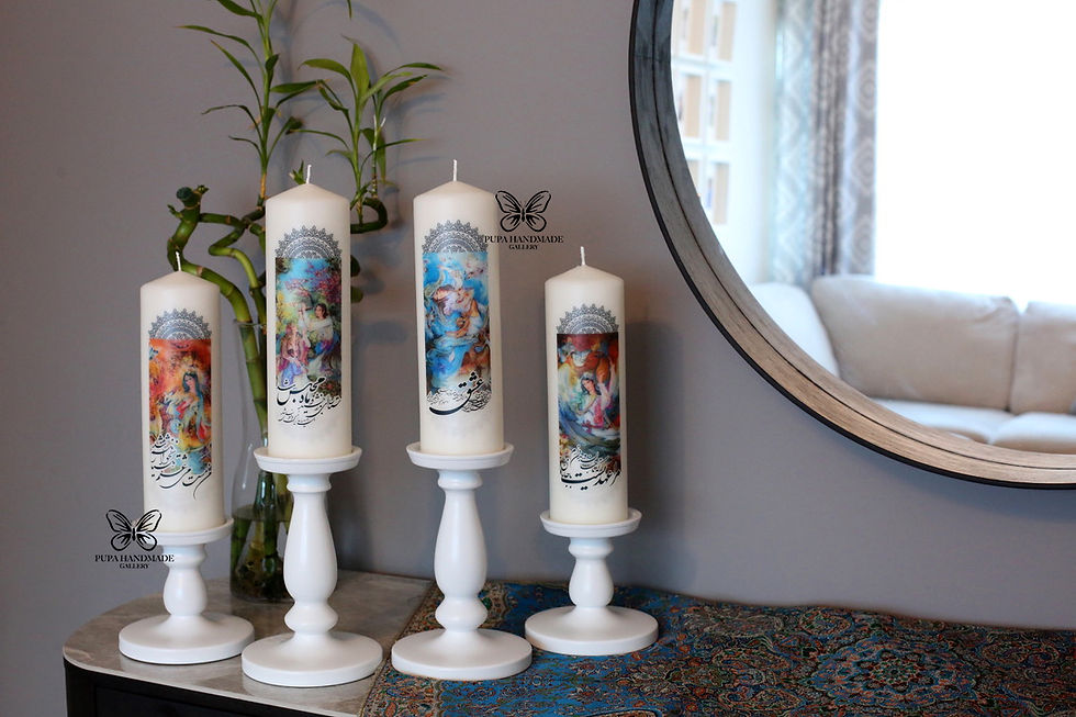 Persian Miniature Candle