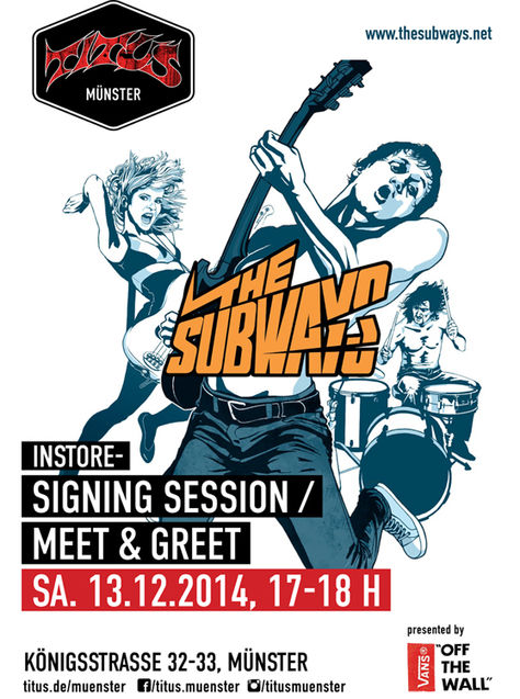 Signing session this Saturday in Münster at TITUS !!! 5pm - 6pm