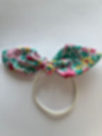Liberty Print Large Bow Hair Tie