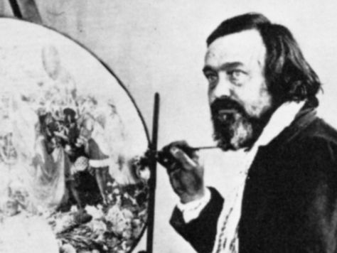 Richard Dadd at work in the asylum