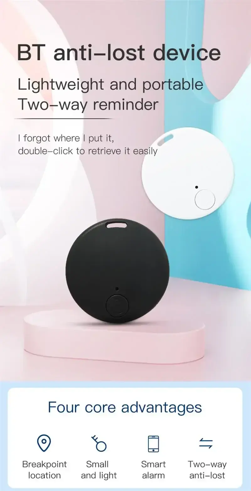 Thumbnail: PawTrack Mini — Bluetooth Smart Finder for Pets, Bags & Keys
