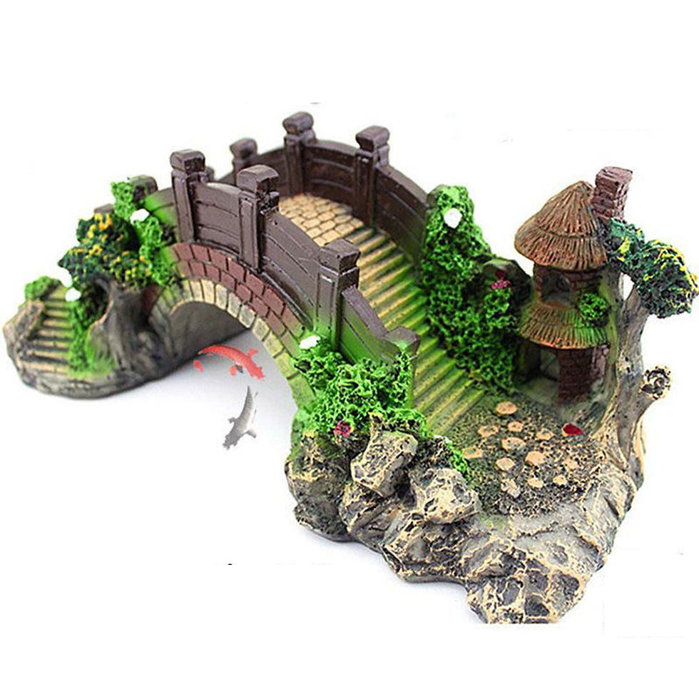 Thumbnail: Fish Tank Artificial Bridge Resin Landscape Decoration Bridge Aquarium Equipment