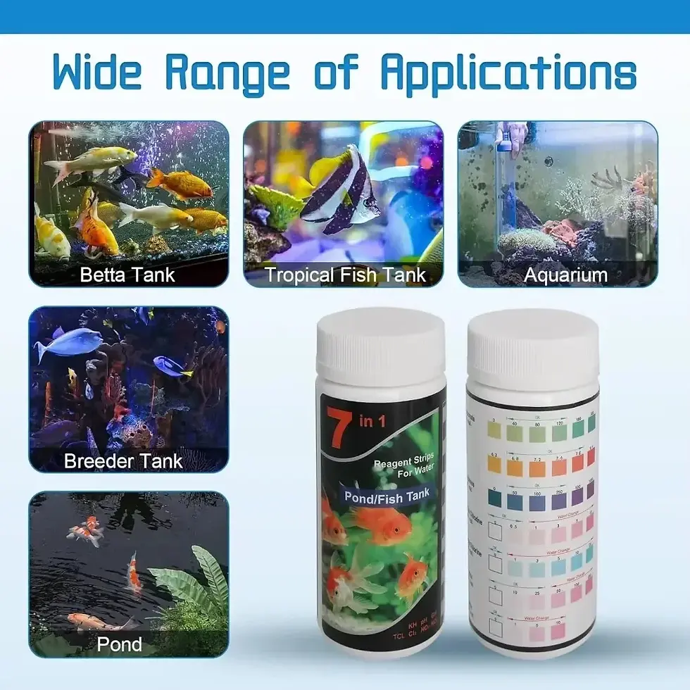 Thumbnail: Aquarium Test Strip  Freshwater Swimming Pool Aquarium Water pH Test Strips Wate