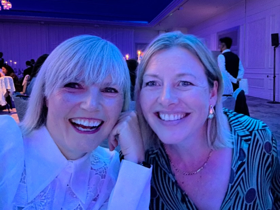 Maddy Turley from Mint Velvet with Sarah Hughes from Datitude at the Retail Systems Awards 2024