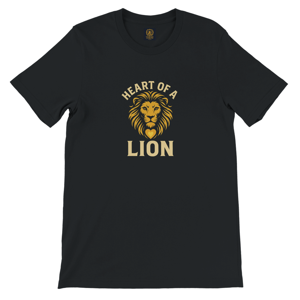Heart of a Lion T-Shirt | Bella + Canvas 3001