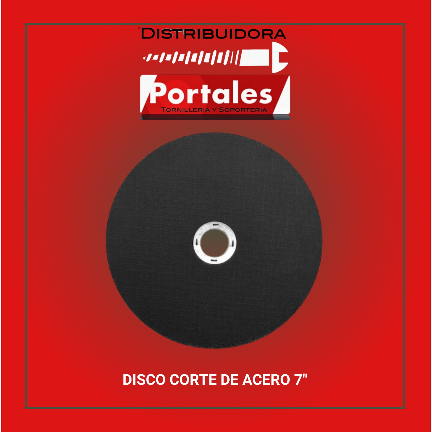 DISCO CORTE DE ACERO 7"