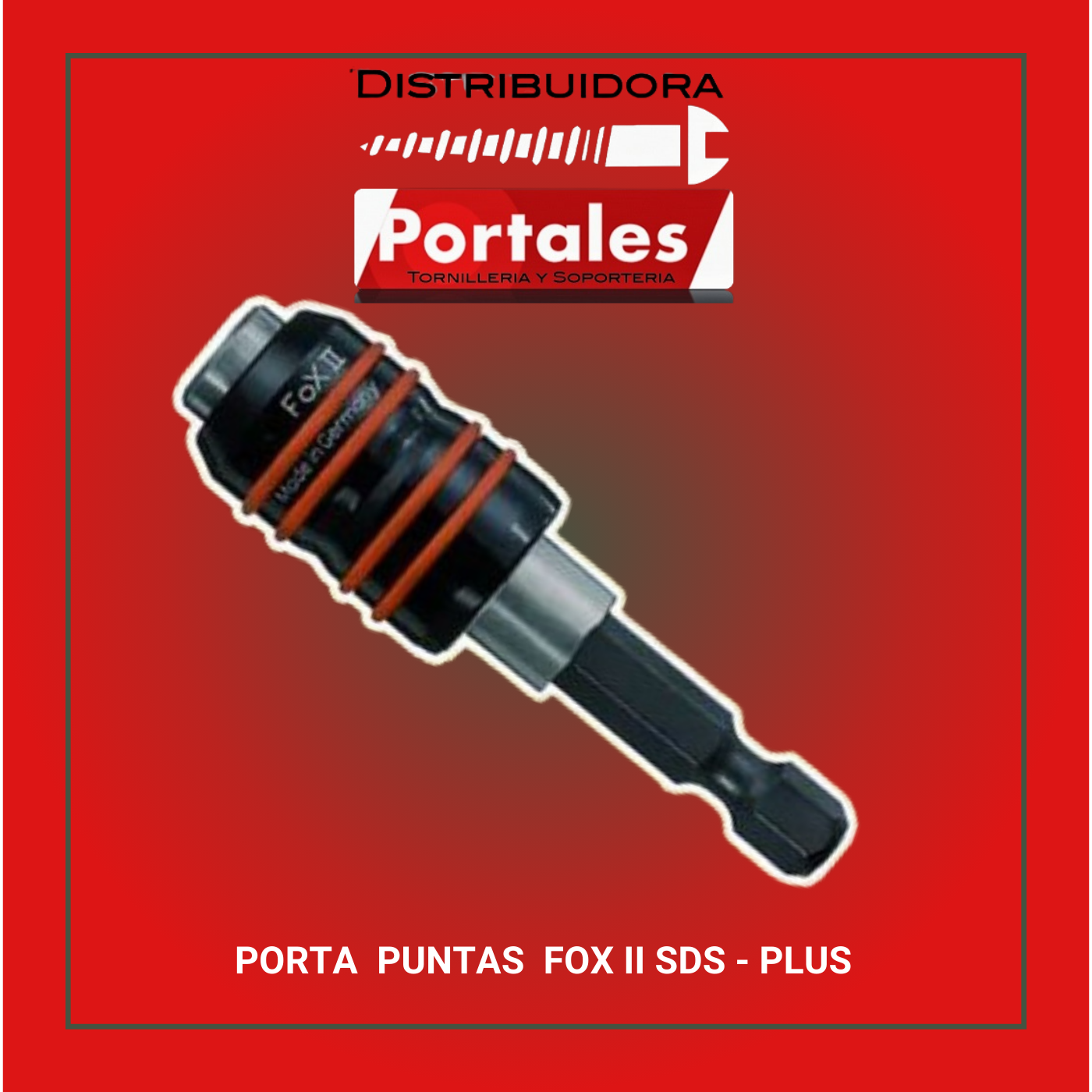 PORTA  PUNTAS  FOX II SDS - PLUS