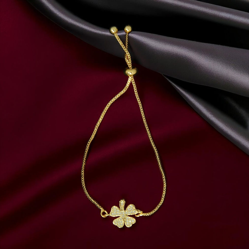 4 Yapraklı Yonca Bileklik