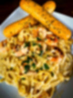 4 Cheese Garlic Shrimp Fettucine Alfredo