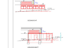 Feuerwehrhaus Sommerhausen_Ansicht und Schnitt