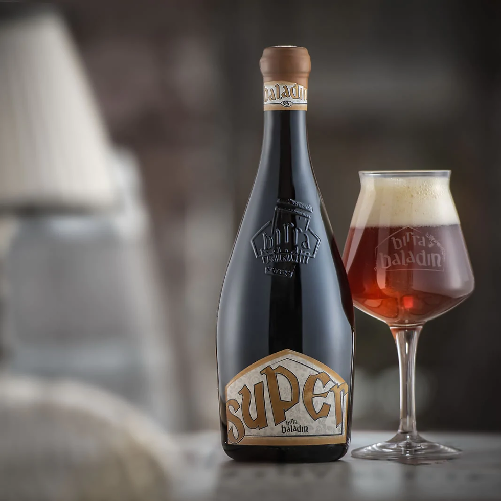 Miniatura: Birra Super, Belgian Strong Amber Ale - Baladin (75 cl)