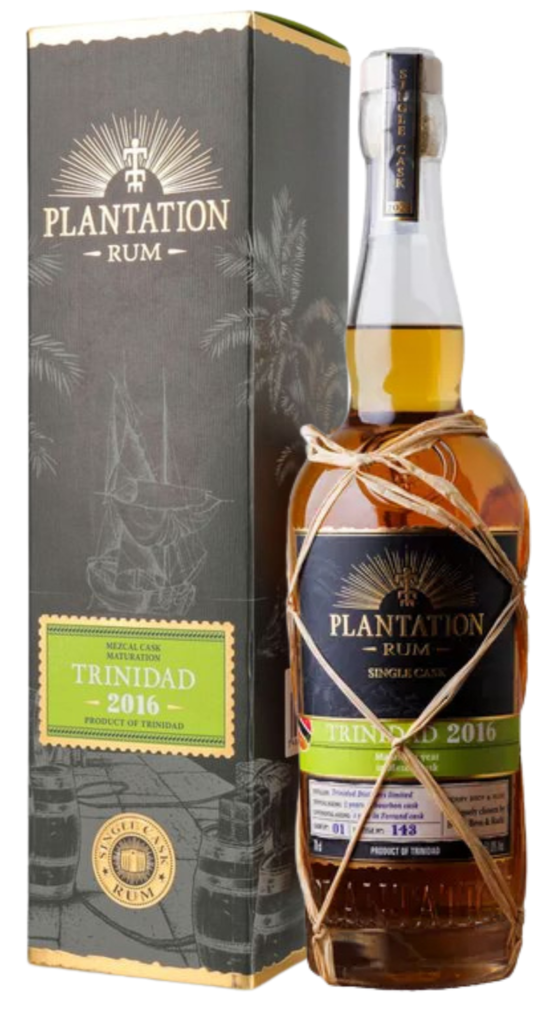 Plantation Trinidad Vintage 2016 Single Cask Rum Mezcal Finish
