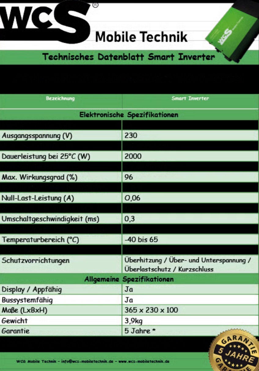 Miniaturbild: Smart Inverter 2000 Watt