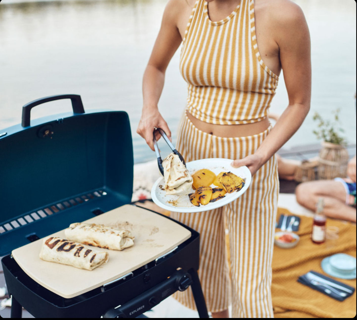 Enders Pizzastein inkl Halterung