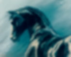 Rhapsody in Blue horse artwork