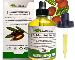 Natural Humectants for Skin | Organic Golden Jojoba Oil by SainBiotics