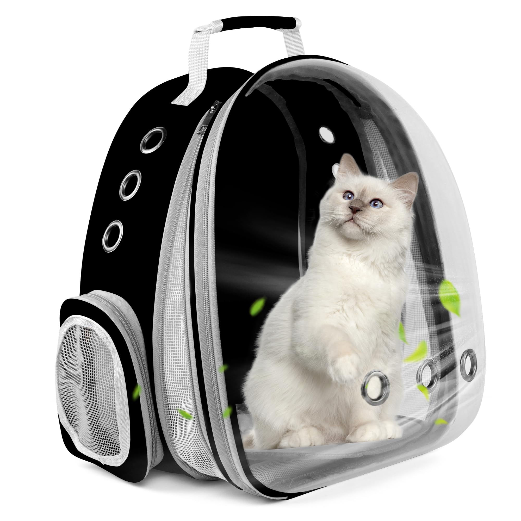 Cat Backpack CarrierExpandable Pet Bubble Backpack Airline Approved Pet Travel C