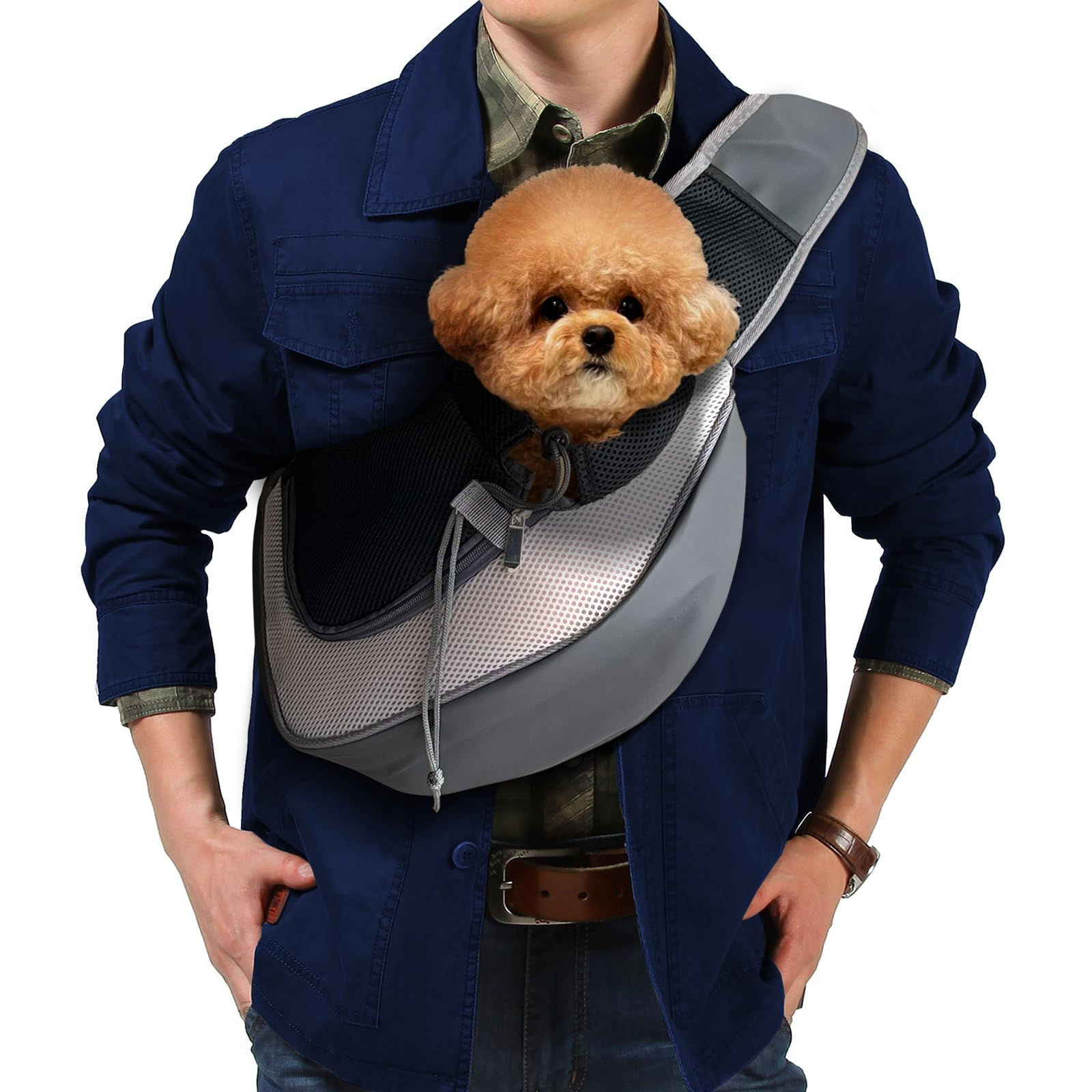 PUCEWMY Pet Dog Sling Carrier Puppy Travel Outdoor Cat Carrying Bag Accessories