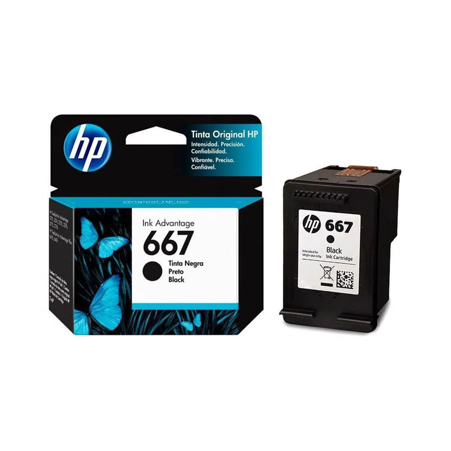 Cartucho de tinta HP 667 Original
