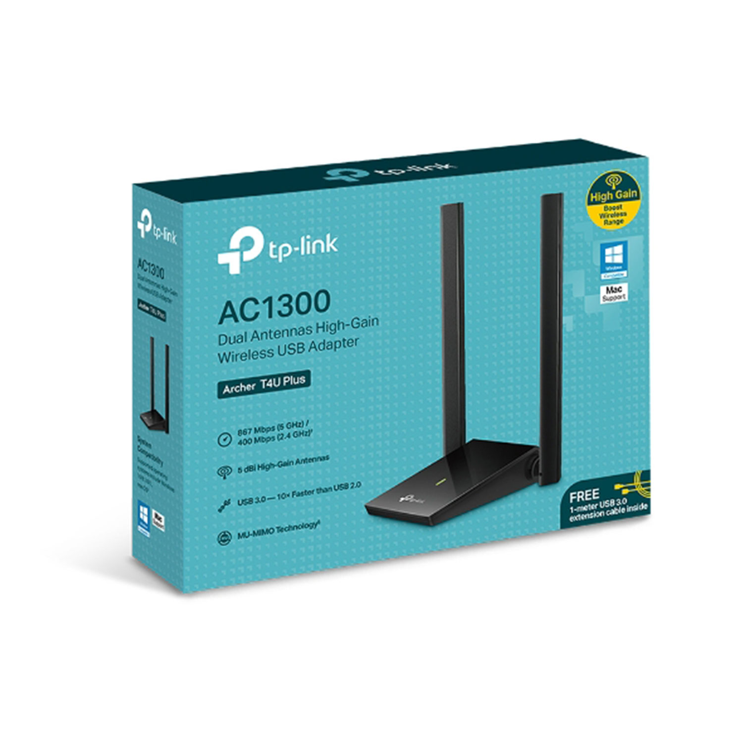 Receptor Tp-Link Archer T4U Plus AC1300