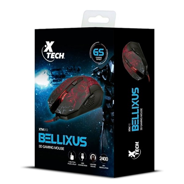 Mouse Gaming xtm-510 Bellixus Xtech