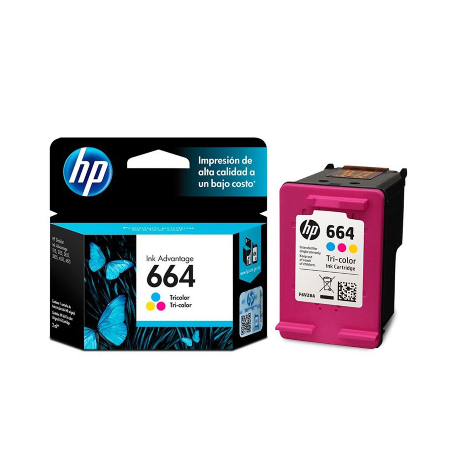 Cartucho de tinta HP 664 Original