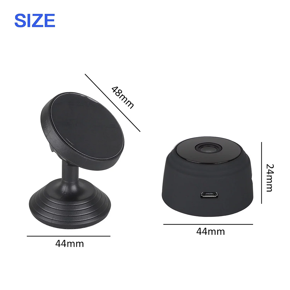 Thumbnail: SZDUDU Mini Wireless Security Camera, Full HD 720P Portable Small HD Nanny Cam w