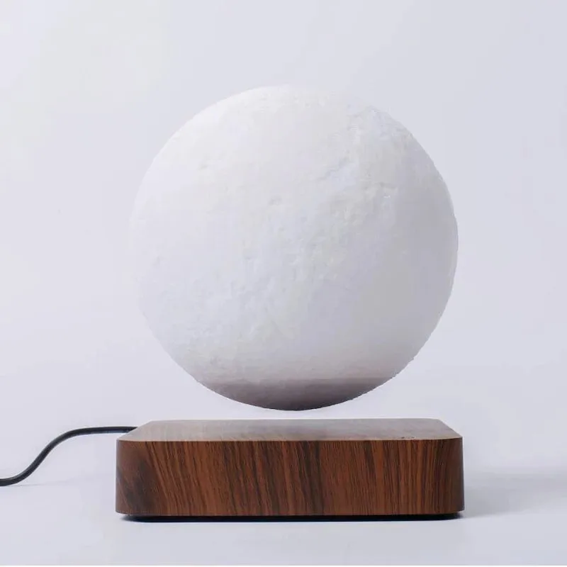 Thumbnail: ZK30 Levitating Moon Lamp Night Light Floating 3D Printing LED Moon Lamp with Wo
