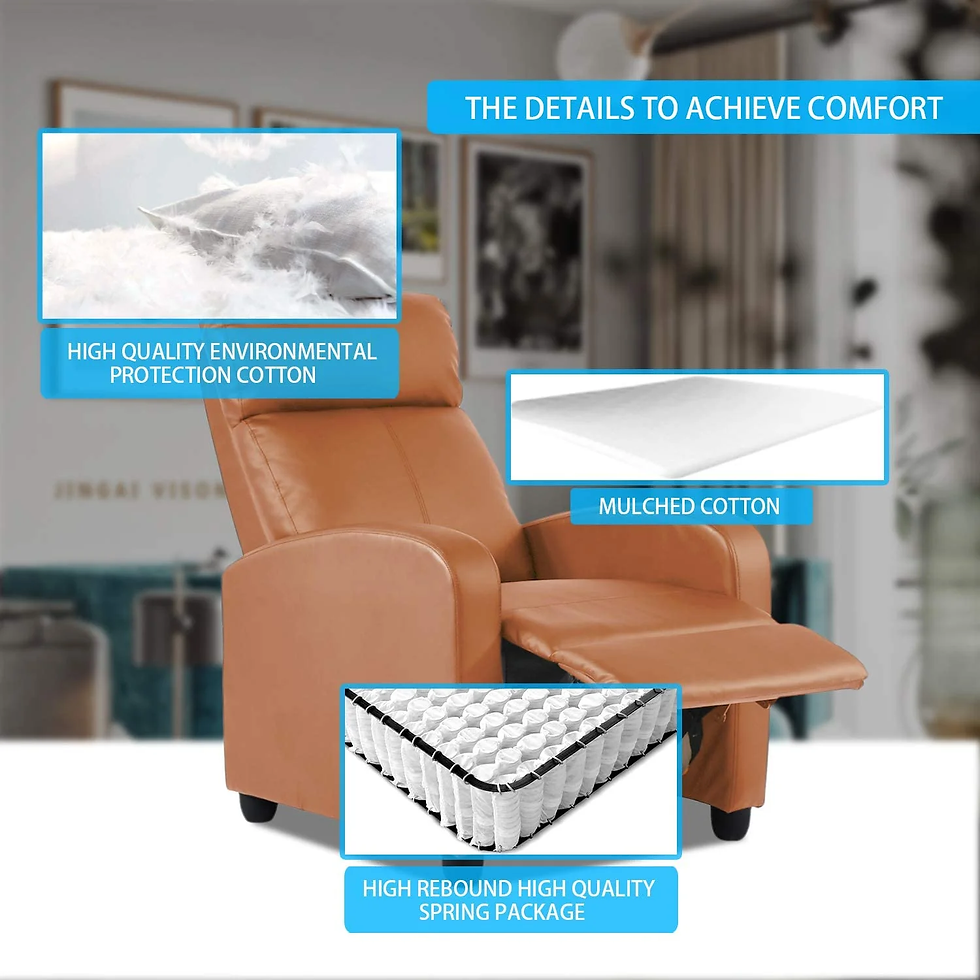 Thumbnail: Recliner Chair for Living Room Furniture Home Theater Seating Glider Chairs Mode