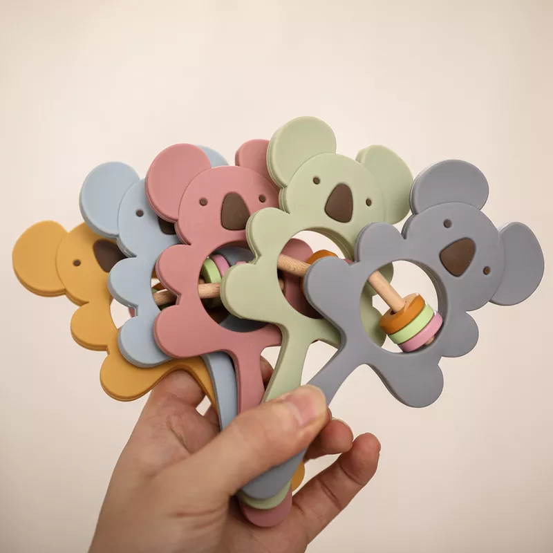 Dany Rattle Teether - Oat main image 0