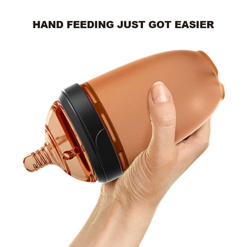 Thumbnail: HE OR SHE Ultra Wide Neck Baby Bottle 240ml White